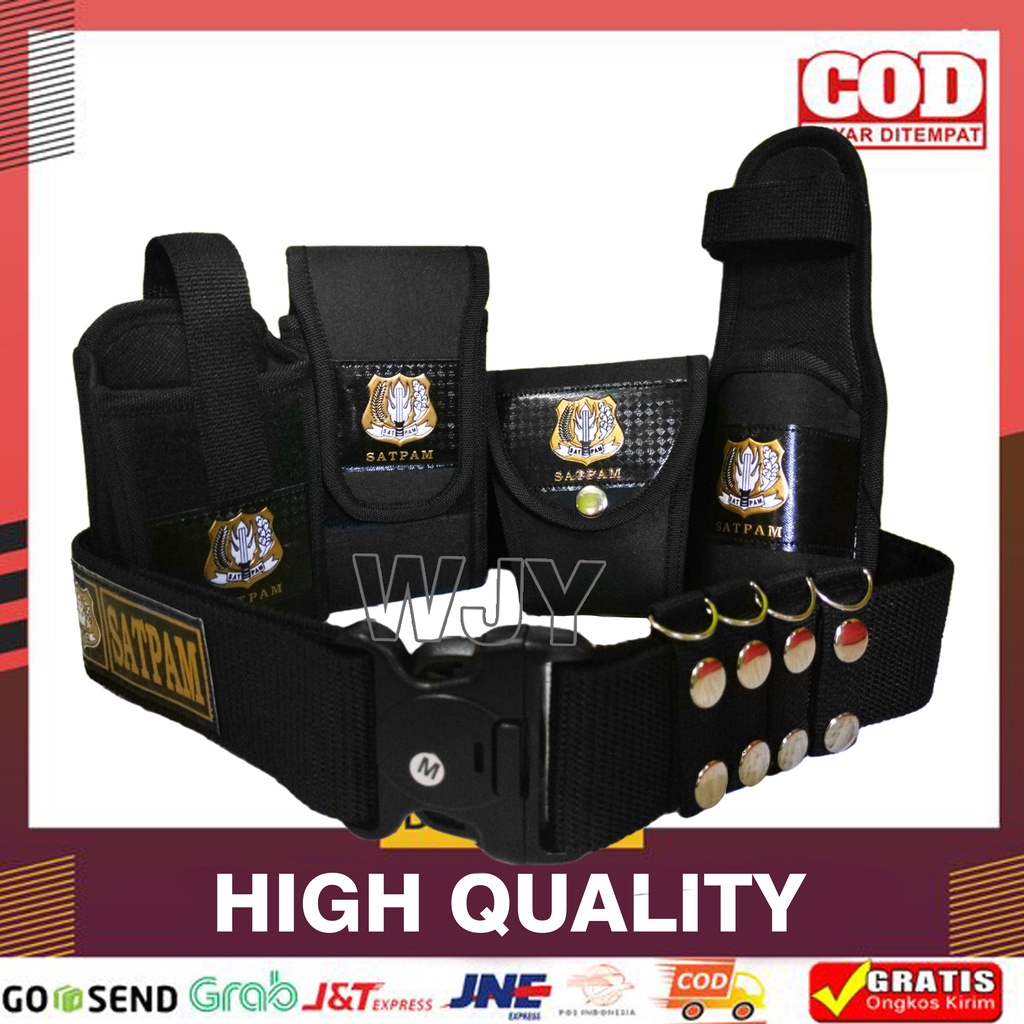KOPEL SATPAM LENGKAP 1 SET PERLENGKAPAN ATRIBUT LOGO SATPAM