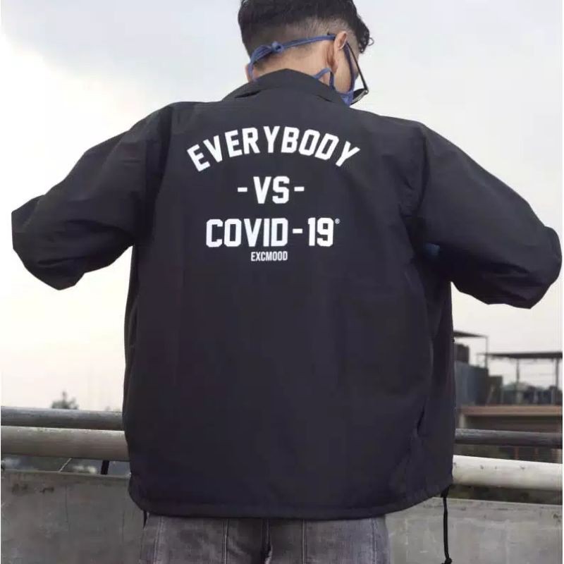 COD Jaket Pria Jaket Coach Pria Jaket Winderbreaker Jaket Hujan Jaket Waterproof Pria