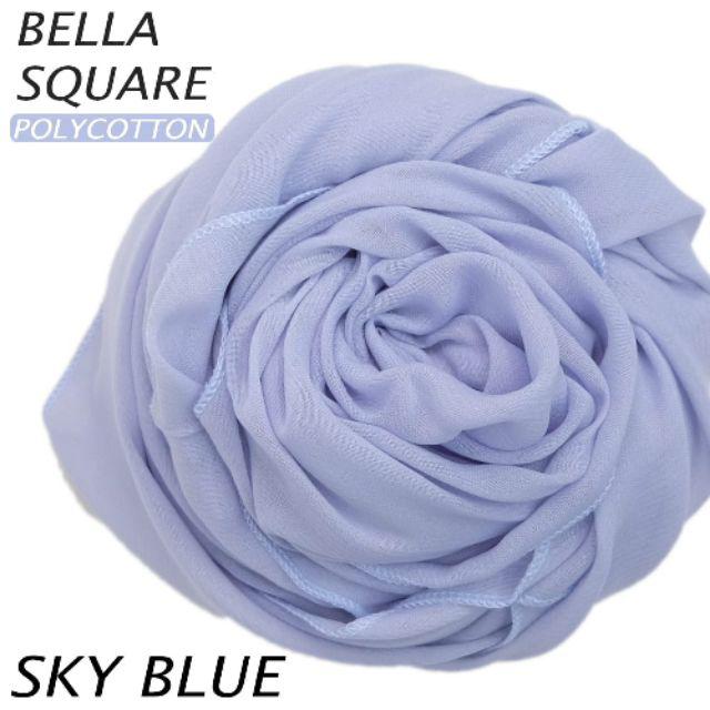 JILBAB SEGIEMPAT BELLA SONIC B LASER CUT ANSANIA-BELLA SONIC SKY BLUE