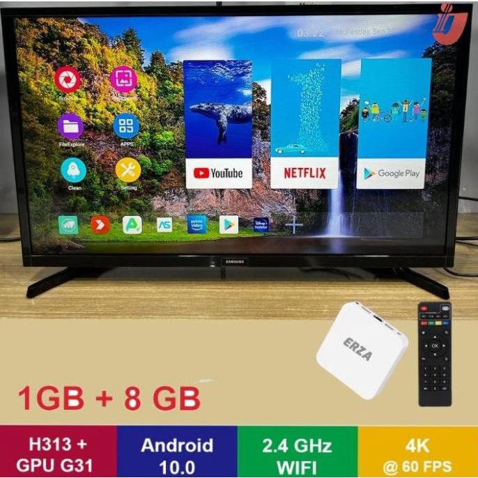 SAMSUNG LED DIGITAL TV Smart Android Box Ram 2GB [32 Inch] Termurah