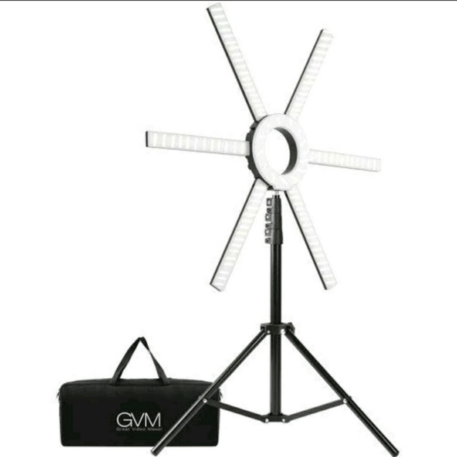 GVM 600S LED RING LIGHT WITH STAND
