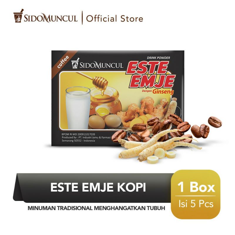 Este Emje ginseng SidoMuncul / STMJ Susu Telur Madu Jahe Sido Muncul