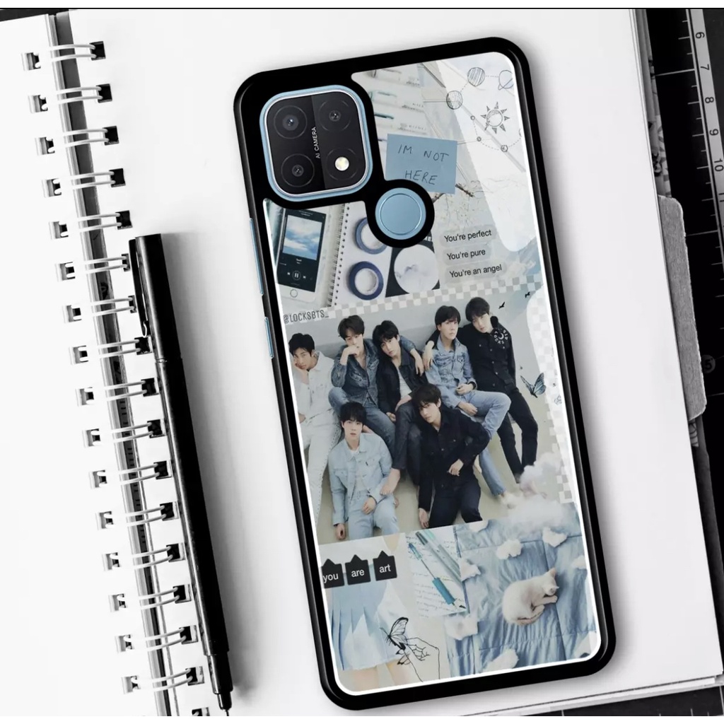 ACASTO Case Oppo A15/ A15s gambar BTS fan K-Pop art style semua tipe HP