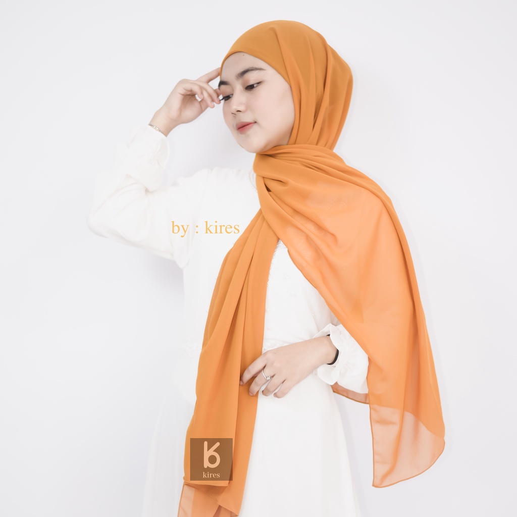 Pashmina Inner Inara Oval Jersi/ Pasmina Inner Oval 2 in 1 Shawl