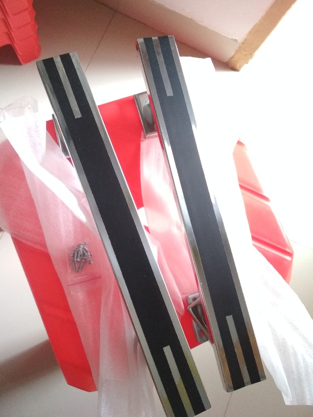 Handle Pintu Rumah 35 Cm & 45 Cm Tarikan Pintu Pegangan Pintu Rumah Minimalis Hitam Stainlees Steel