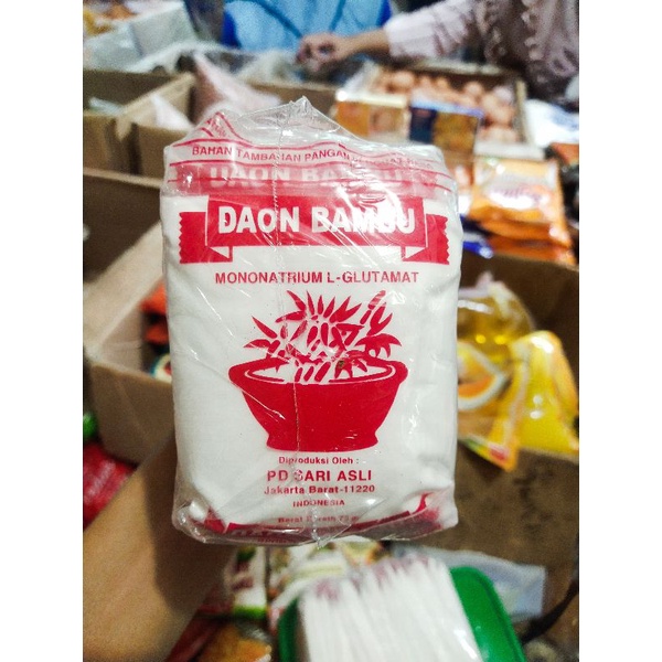 

Penyedap Rasa / Vetsin Daon Bambu 73 gr