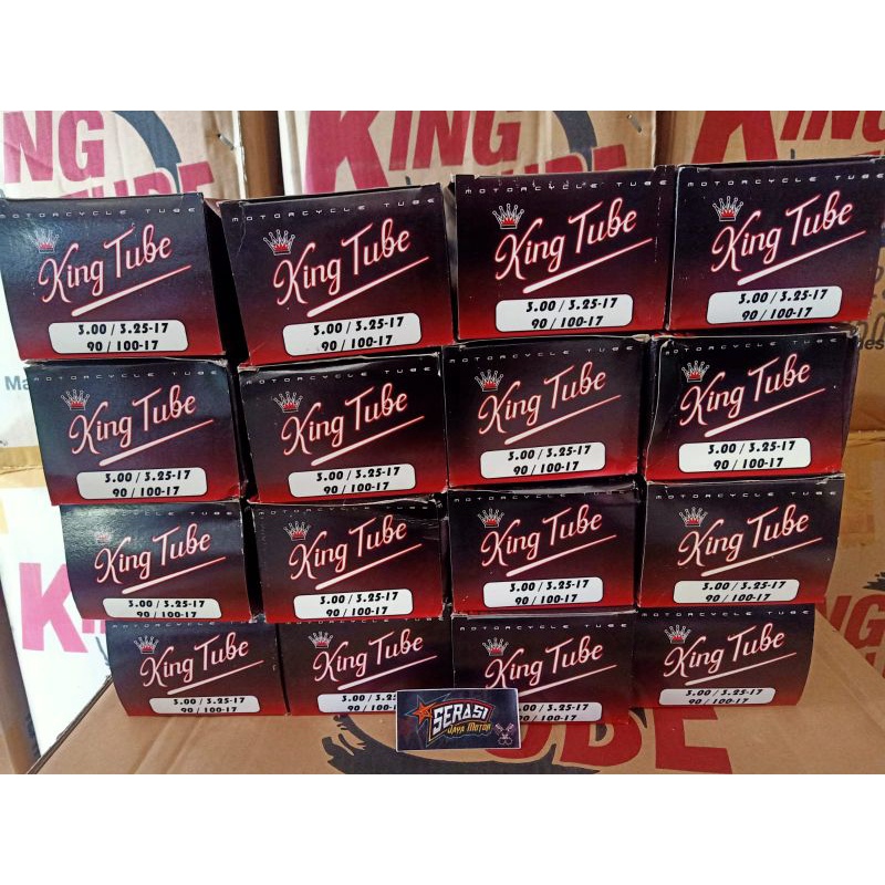 BAN DALAM KING TUBE (300-325-17) 90 90 17 / 90 100 17 / 100 90 17