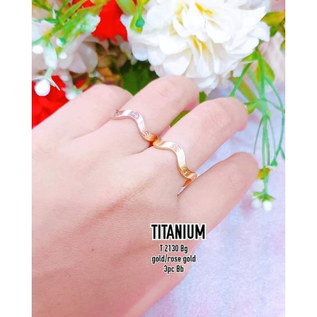 CINCIN TITANIUM CARTIER GELOMBANG