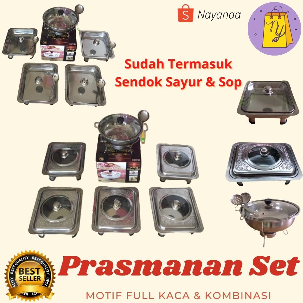 SALE 8.8 !!! PRASMANAN SET - PRASMANAN STAINLESS