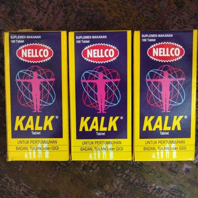 KALK/Suplemen Makanan untuk tulang @100 tablet