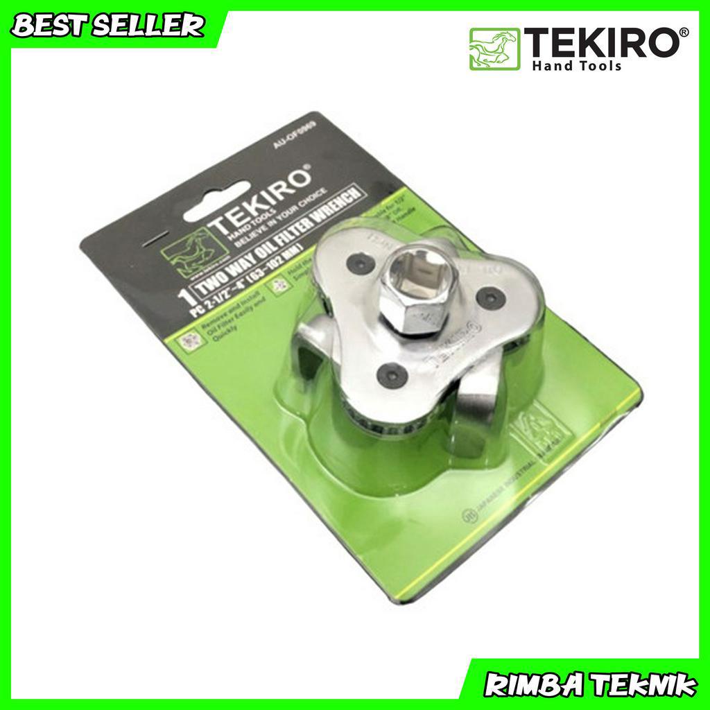 Tekiro Kunci Filter Oil / Saringan Oli 2 Arah - 2 Way Oil Filter 63 - 102 mm 1/2 Dr Socket