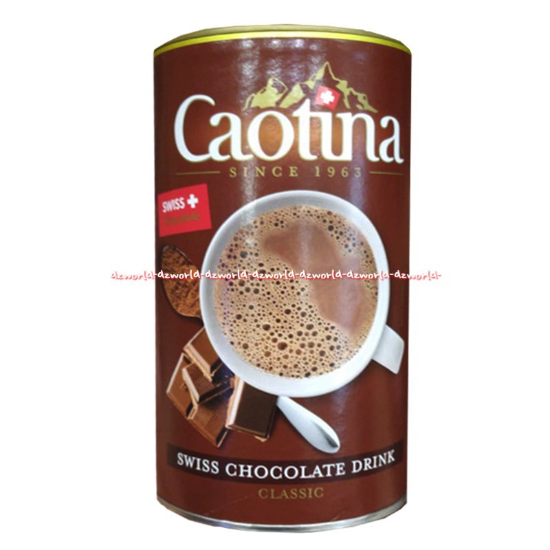 Caotina Noir Minuman Coklat Instan 500gr Minuman Serbuk Cokelat Swiss Kaotina Caotinna