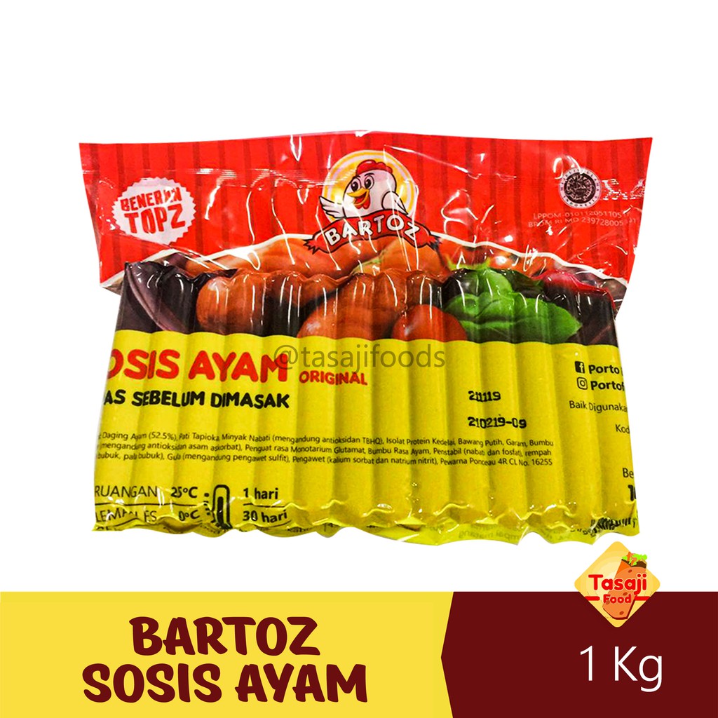

BARTOZ Sosis Ayam Ori Short 1000 Gram