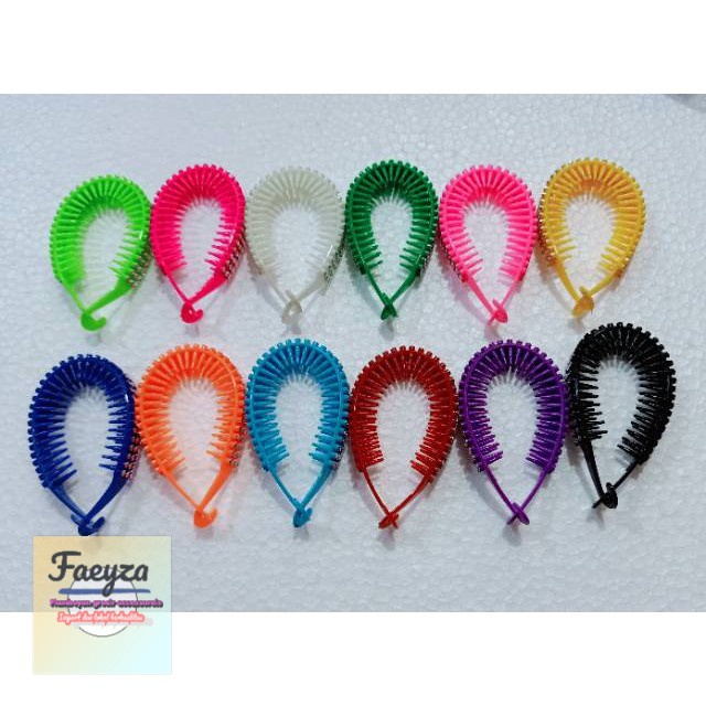 grosir  Hairlock warna warni 12 pcs mata KW plastik