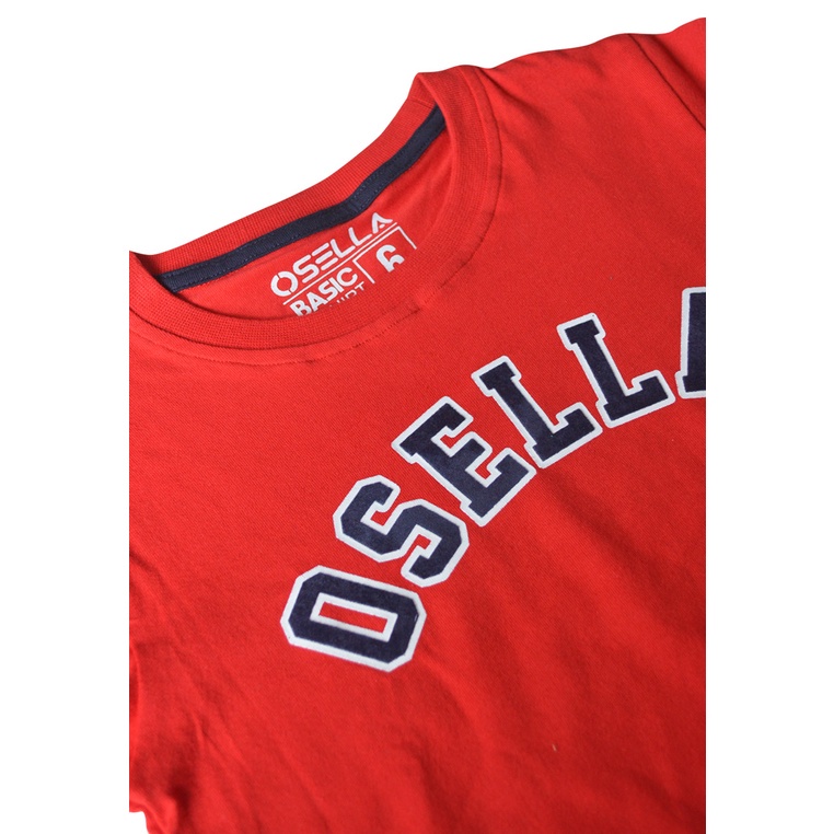 Osella kids T-shirt Long Slevee Print Osella Red Print-2