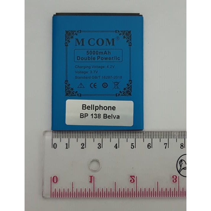 Battery Batre Baterai Double Power Mcom Bellphone BP138 Belva - BP 138 Belva