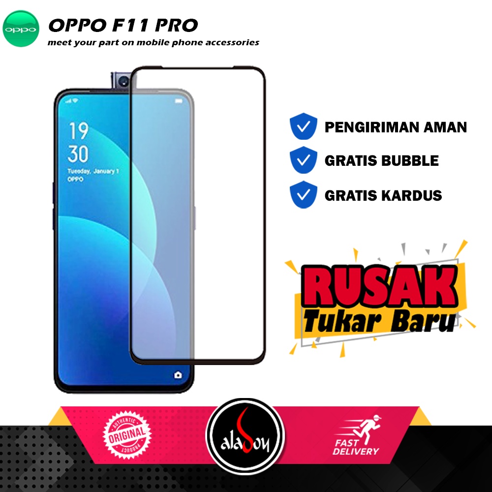 Tempered Glass Oppo F11 Pro Anti Gores Layar Screen Protector