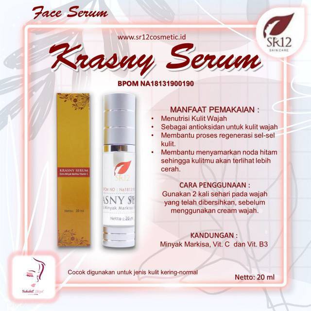 AMPUH ATASI KULIT KERING/ KRASNY SERUM SR12/ EKSTRAK BUAH MARKISA/ SERUM UNTUK KULIT KERING