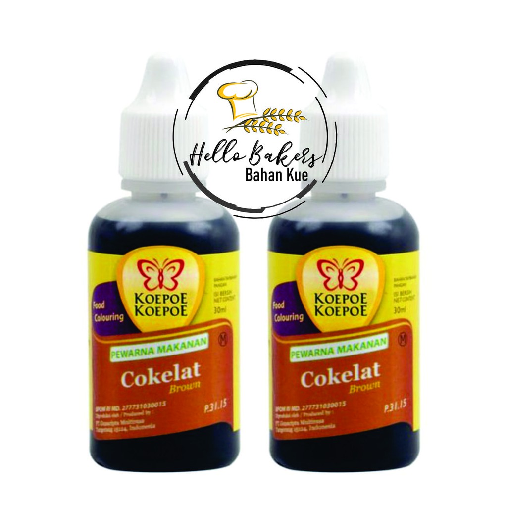 

PEWARNA COKLAT 30 ML KOEPOE KOEPOE / FOOD COLORING / KOEPOE COKLAT