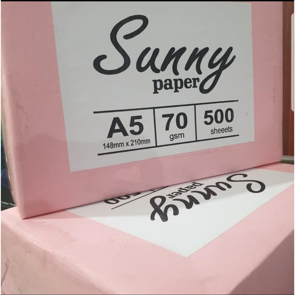 

KERTAS HVS 70 GRAM A5 PUTIH (500 lembar)