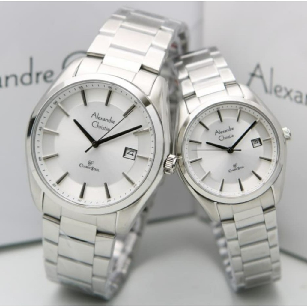 Alexandre Christie Ac 8648 / ac8648 Jam Tangan Original Dia L 3,2 , M 4,2 Cm