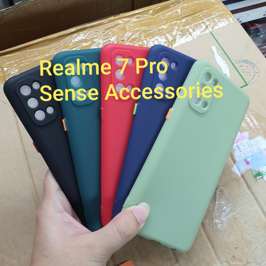 REALME 7 7i C17 7 PRO Soft Case Candy Proctector Camera Silicon Warna Premium