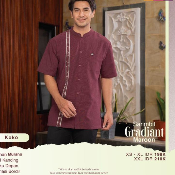 Modern.. PROMO SARIMBIT NIBRAS GRADIAN MAROON # SARIMBIT NIBRAS KELUARGA 2022 # NIBRAS COUPLE