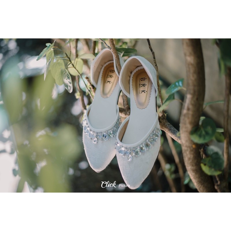 Heels pernikahan selop pernikahan pesta