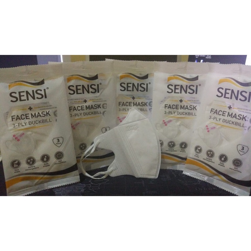 Masker Sensi Duckbill isi 3 pcs