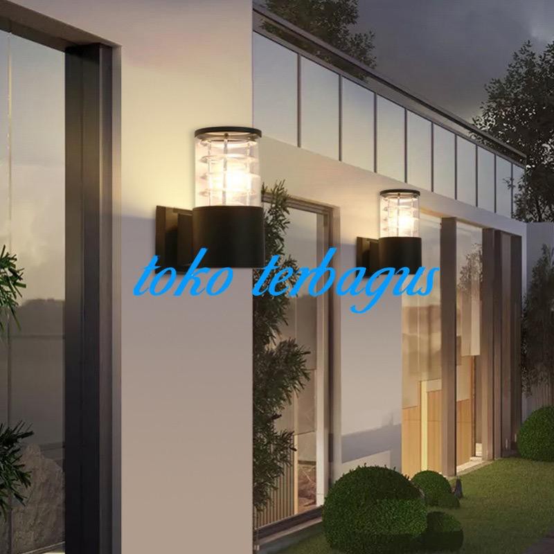 Lampu Hias Taman Teras Pilar Dinding Tempel Dekorasi Outdoor Garden Park Wall Light Lamp Decoration Dekor Decor