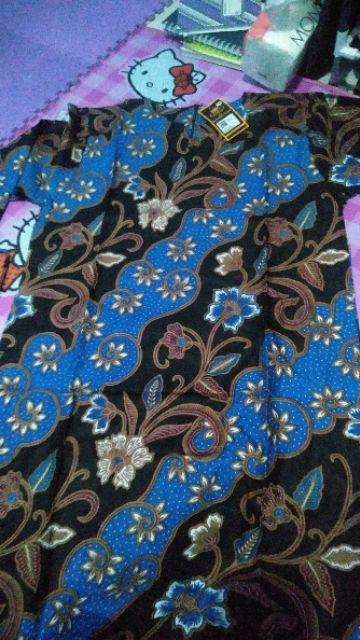 Benang Raja Tunik Batik Wanita Lengan Panjang Ukuran Jumbo 2xl 3xl 4xl 5xl