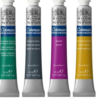  pz Winsor  Newton  Cotman Water Colour Tube 8ml Varian 1 