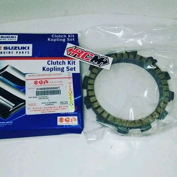 KAMPAS KOPLING SET KIT SATRIA FU 150 THUNDER 125 ORI ORIGINAL SUZUKI SGP ASLI 21440B25G00NKIT