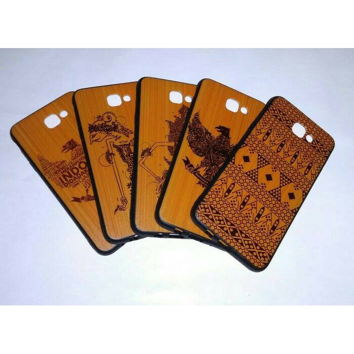 CASE WOOD MOTIF TIMBUL SAMSUNG A5 2017 CASE MOTIF ETNIK KARAKTER A520