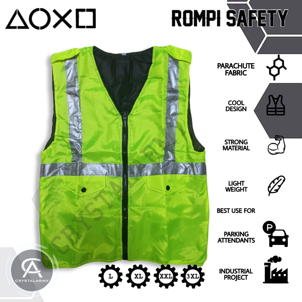 rompi proyek / rompi parkir / rompi safety