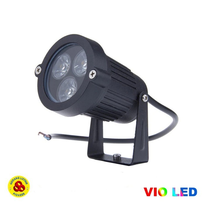 Vio LED Garden Lamp 3W Putih Tancap 220V LED Sorot 3 Watt Spike CDL