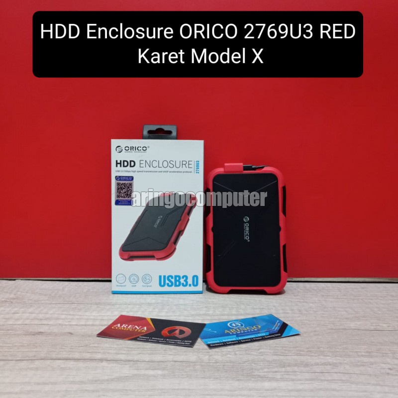 HDD Enclosure ORICO 2769U3 RED Karet Model X