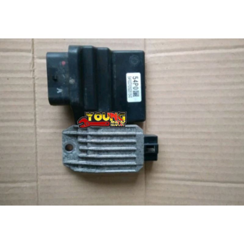 ECU CDI Dan regulator kiprok Mio J Mio GT Soul GT Fino Fi X-Ride Fi injeksi original copotan motor