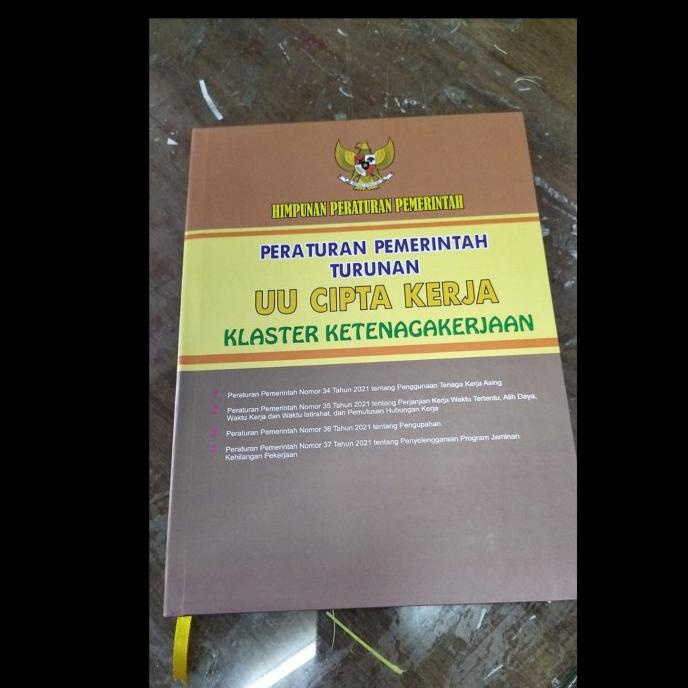 

TURUNAN UU CIPTA KERJA-KLASTER KETENAGAKERJAAN Kode 1362