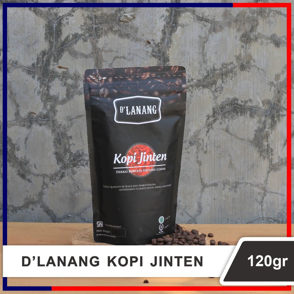 

KOPI JINTEN 120 Gram - KOPI HABBATUSSAUDA ( HERBAL ROBUSTA GROUND COFFEE )