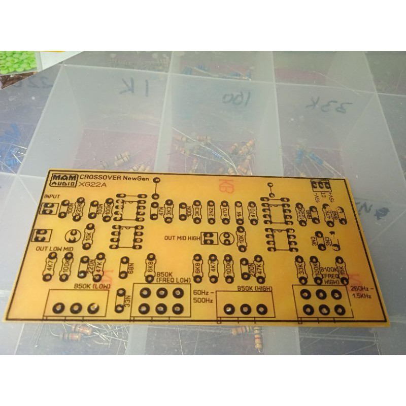 pcb crossover 2 way
