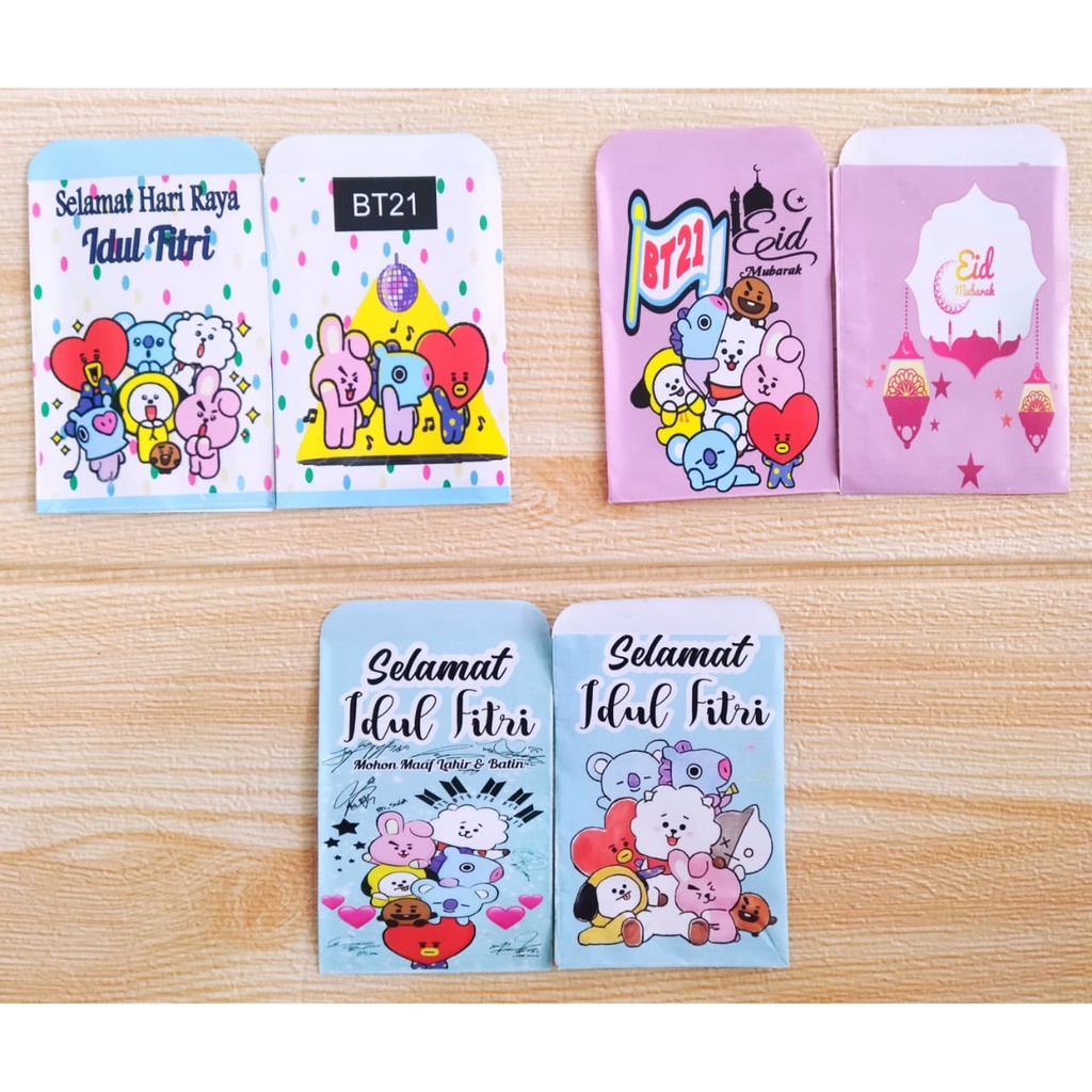 

Amplop Lebaran Kecil karakter lucu animasi / Amplop Lebaran Snack (1 pack 10 pcs dengan motif gambar sama) nara