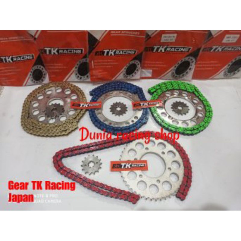 Gir set Gear set TK racing 415 Vixion Jupiter Satria Fu RX king Vega Mx 135 MX king Byson F1ZR Sigma