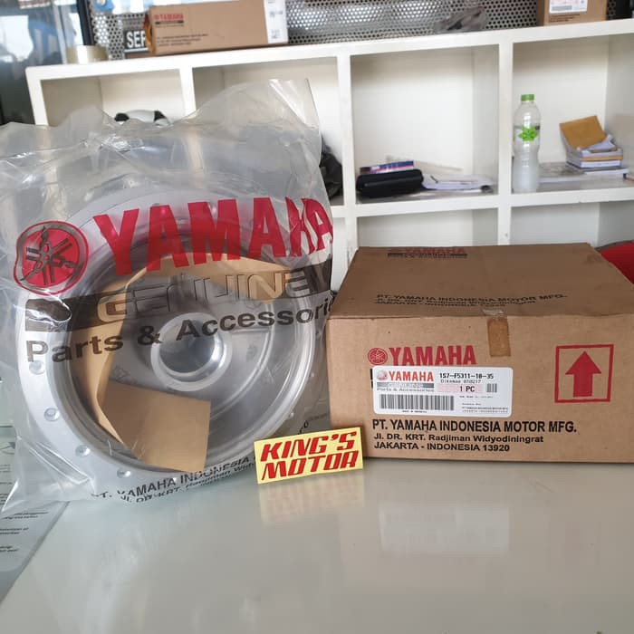 TROMOL BELAKANG JUPITER Z, MX, VEGA R, ZR SILVER ASLI YAMAHA