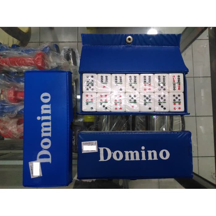 Batu GAPLE / Batu DOMINO ( TEBAL 1,5cm ) + Tas