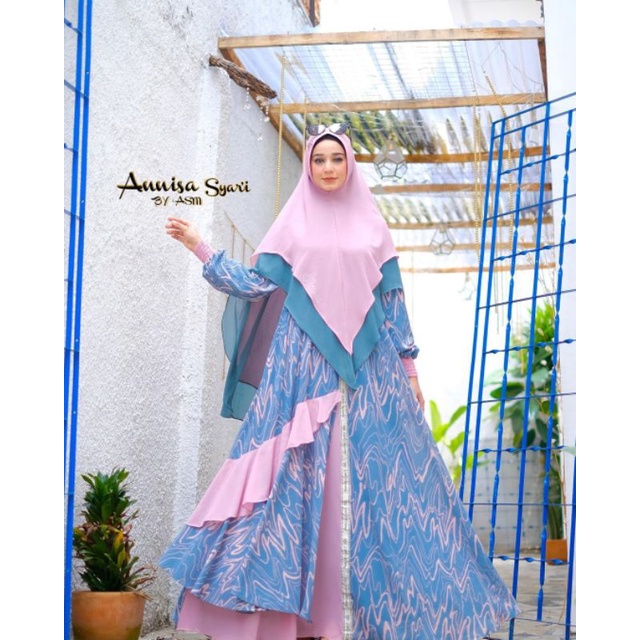 SET SYARI ANNISA BY ASM/GAMIS CERUTY BABYDOLL/ORIGINAL ANNISA SYARI