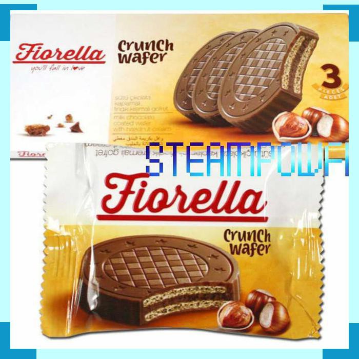 

Fiorella Wafer Chocolate Biscuit Snack Import Biskuit Coklat Wafer Imp