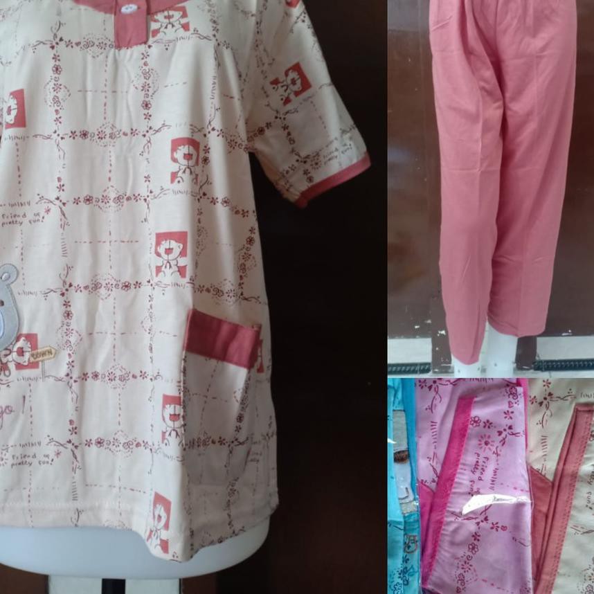 ♛ Babydoll CP AMRO-Baby Doll Lengan Pendek Celana Panjang-babydoll cp ➬