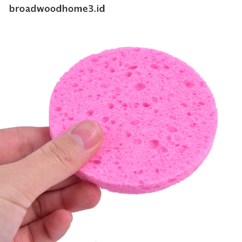 Spons Puff Bulat Bahan Serat Tanaman Alami Untuk Membersihkan Wajah
