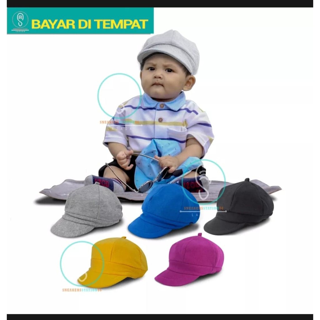 Topi Bayi Lucu / Topi anak laki laki perempuan / topi anak umur 0 bulan - 2 tahun